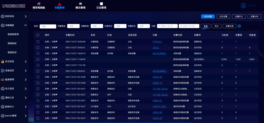 【智慧园区案例】“五一”假期防疫不懈，用达实物联网平台知晓“方特美丽”