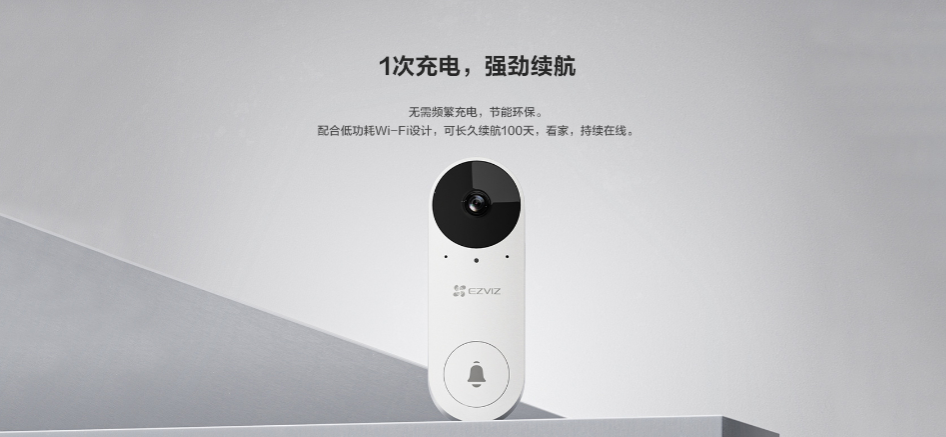 萤石CP3可视门铃上市：家门口的安全感，小巧又高能！
