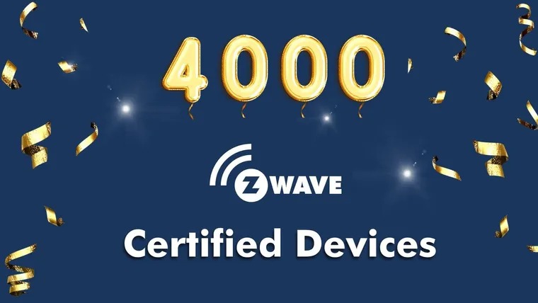 Z-Wave 产品生态系统已超过 4000 个认证设备
