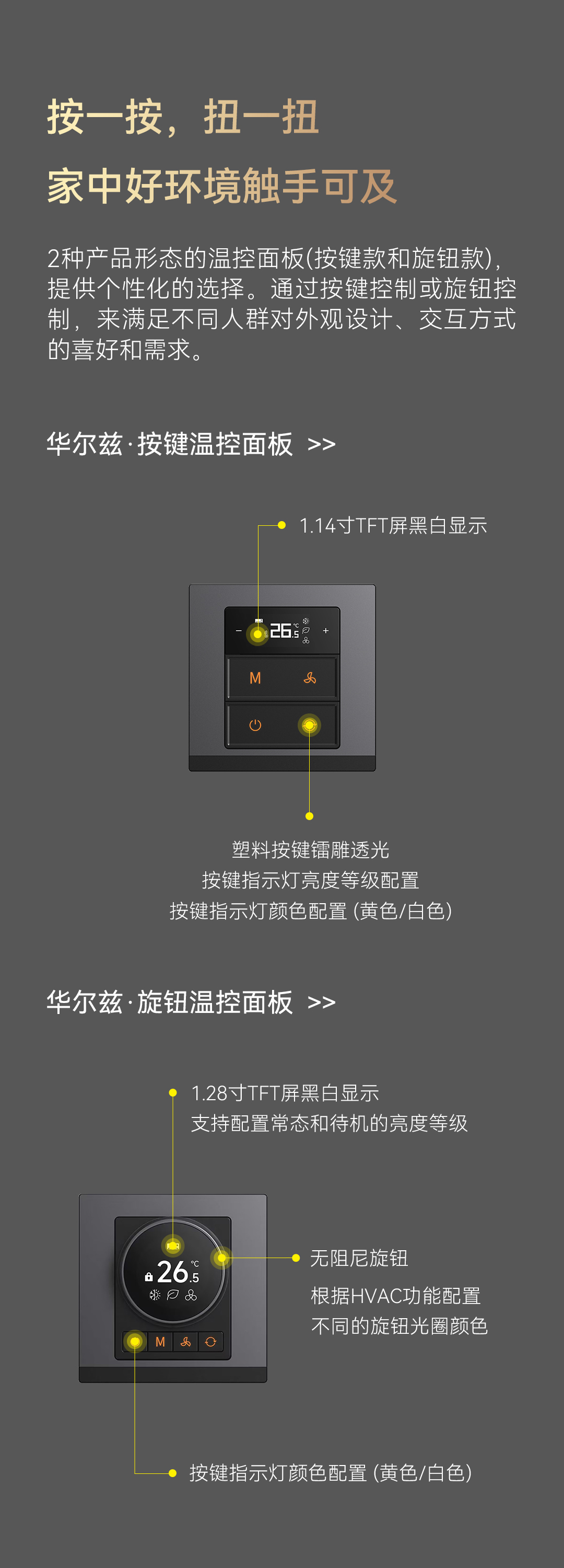 GVS x 新品 | 华尔兹智能温控面板，控场即暖场