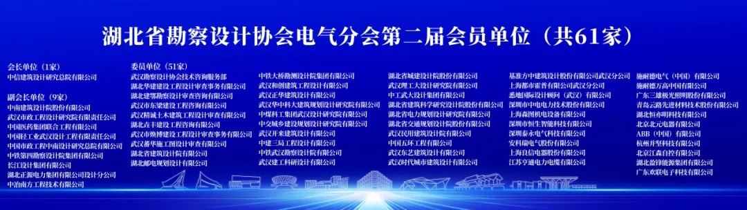 湖北省勘察设计协会电气分会换届暨2025年学术年会在中信设计隆重召开 湖北省勘察设计协会电气分会换届暨2025年学术年会在中信设计隆重召开