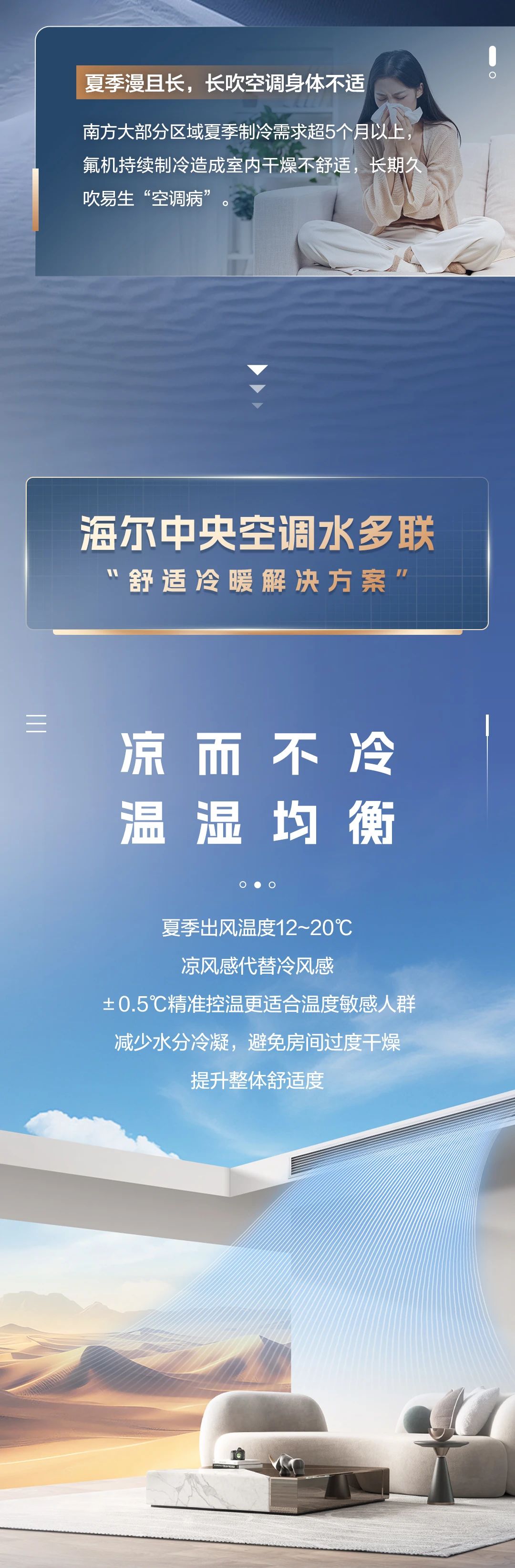 性能卓越 行业引领，海尔水多联中央空调云瑞-静音王系列全新上市！