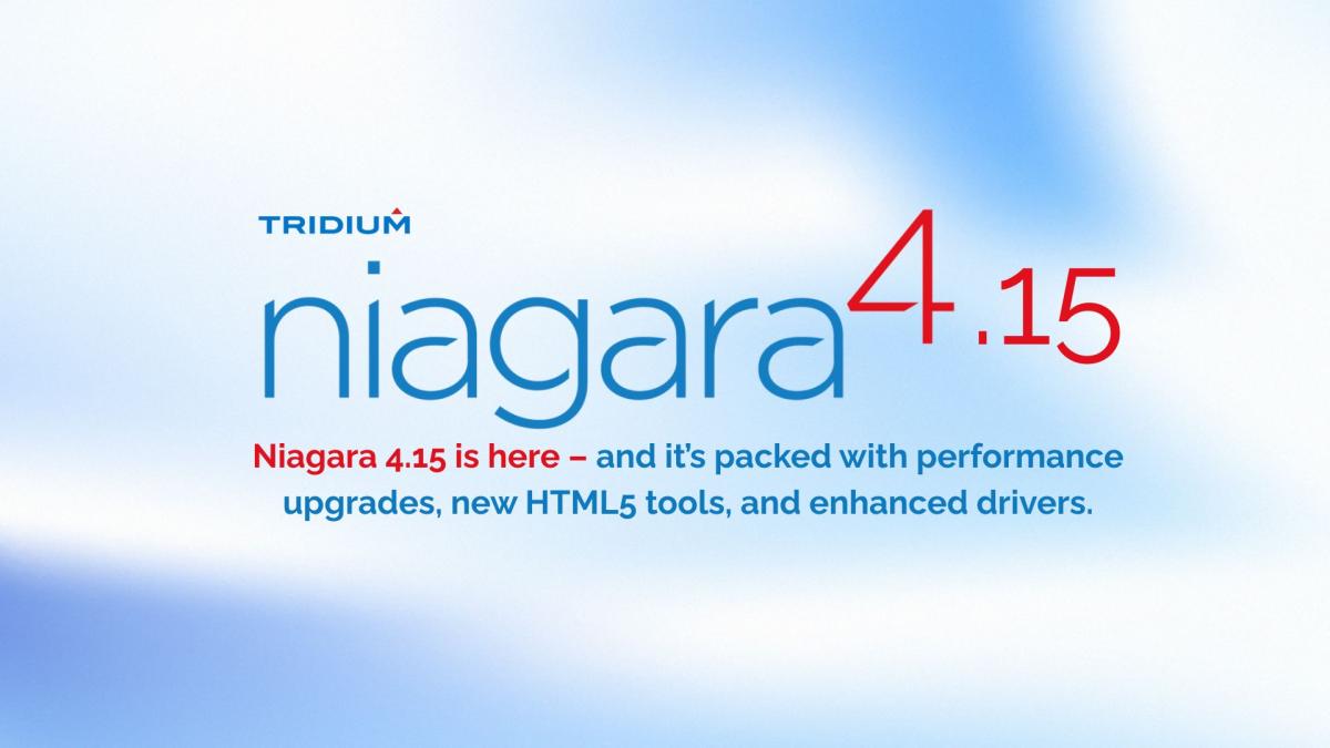 Niagara 4.15：推进楼宇自动化的未来