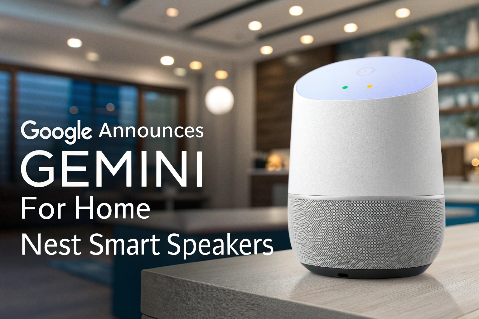 谷歌宣布推出适用于 Nest 智能音箱的 Gemini for Home