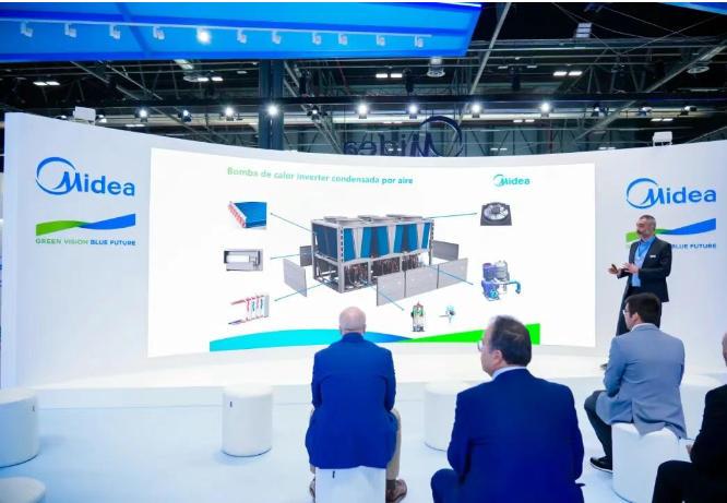 美的楼宇科技亮相西班牙制冷展，助推欧洲建筑绿色转型