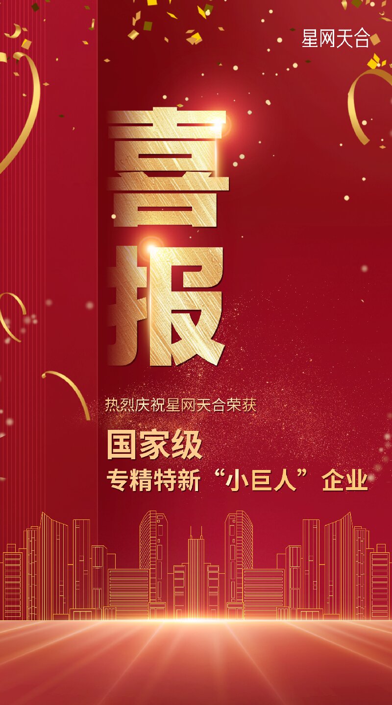 星网天合荣获国家级专精特新 “小巨人” 企业称号