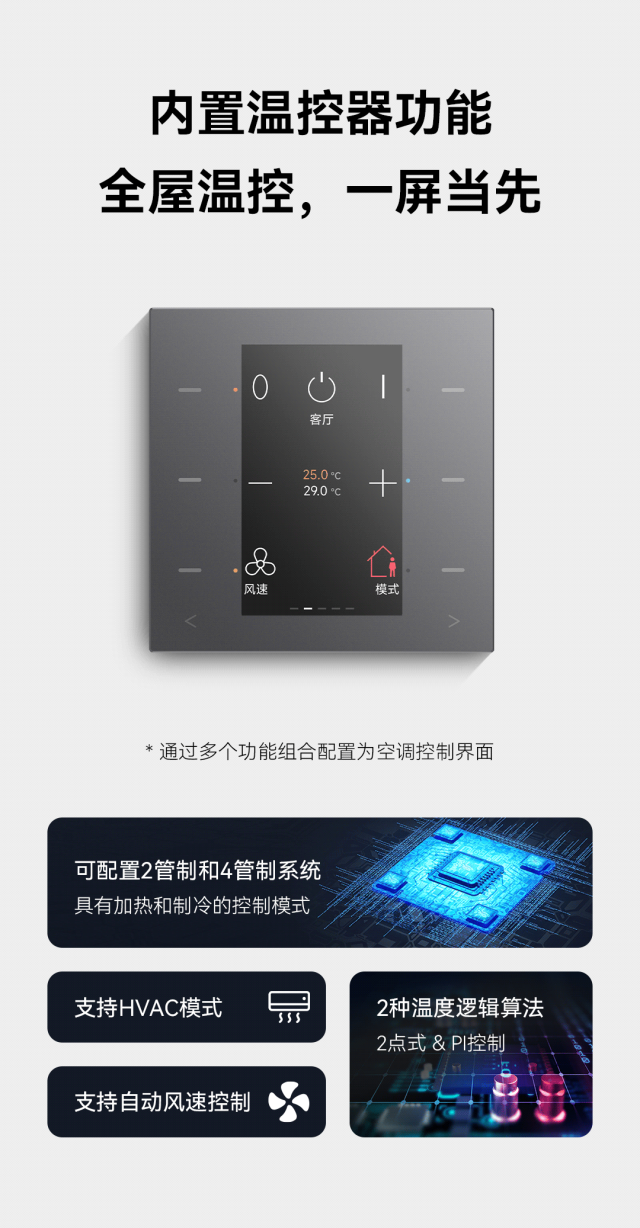 GVS X 新品 | 多种交互新体验，3联触摸屏键面板GS3 Pro发布