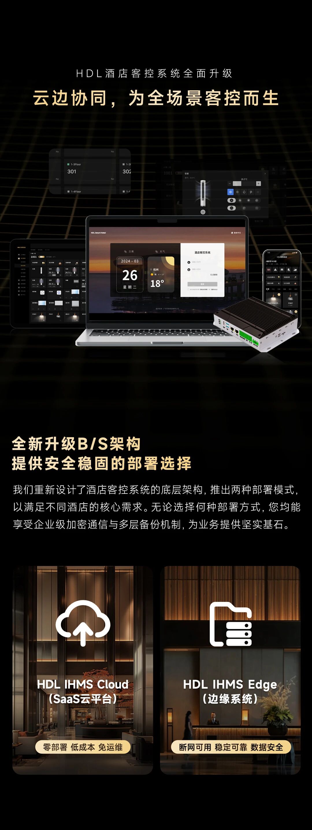 HDL IHMS | 云边协同，为全场景客控而生