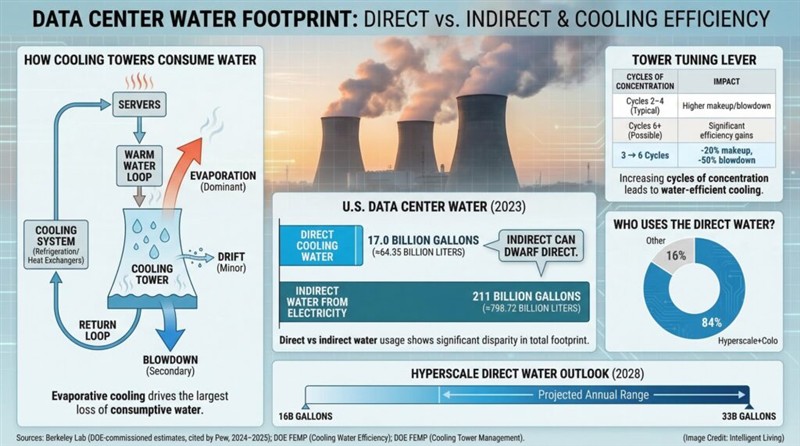 为AI热潮降温：节水型可持续数据中心的创新策略