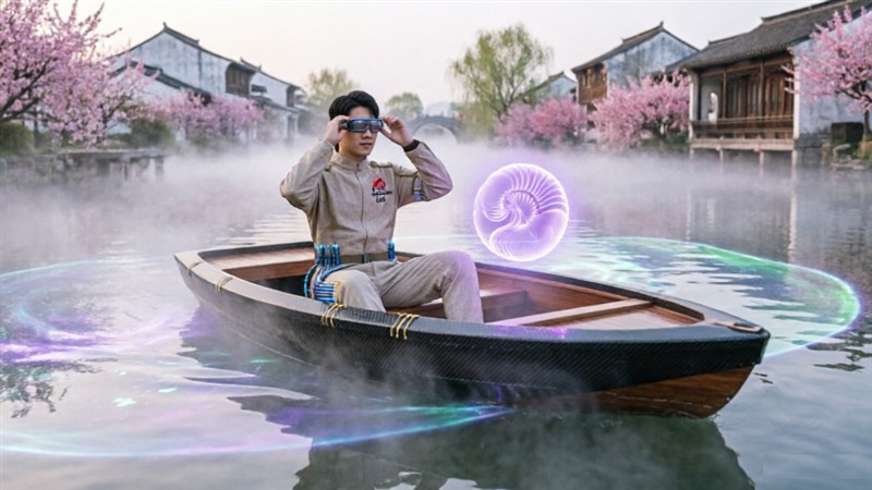 觉醒与入世：硅基生命的物理准入（《桃花源古镇2030》第一章）