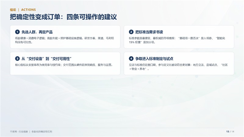 老龄化的确定性红利：智能化产业的适老化机会