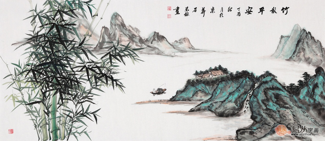 国礼特供艺术家石荣禄,当代山水国画大家作品赏析!-智客号